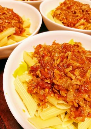スパイス香るミートソース De ペンネ-レシピのメイン写真