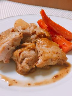 鶏モモ肉のハニー粒マスタードソース-レシピのメイン写真
