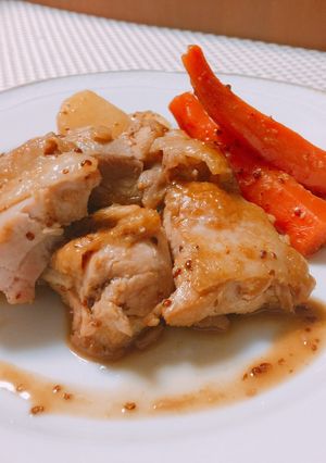 鶏モモ肉のハニー粒マスタードソース-レシピのメイン写真