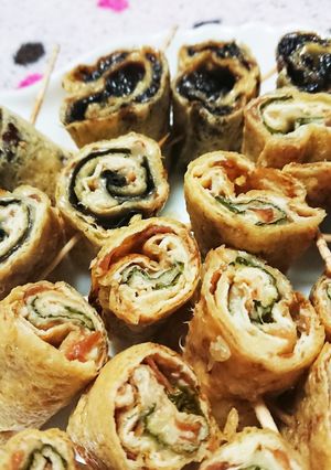 油あげの梅しそチーズ巻き-レシピのメイン写真