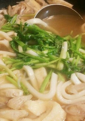 せりのうどん-レシピのメイン写真