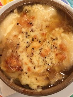 お餅でオニオングラタンスープ-レシピのメイン写真