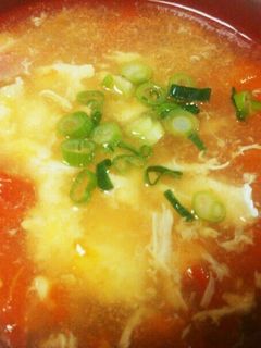 トマトと溶き卵の中華風スープ-レシピのメイン写真