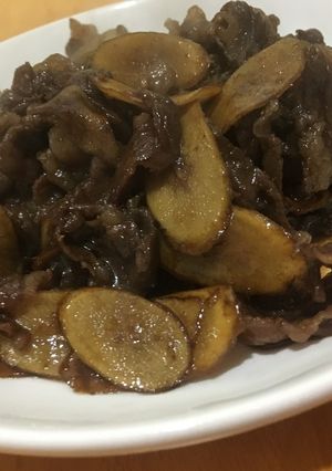 簡単！美味しい！牛ごぼうのしぐれ煮！-レシピのメイン写真