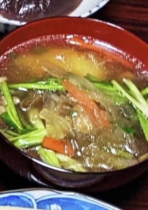実家の美味しいお雑煮(醤油ベース)-レシピのメイン写真