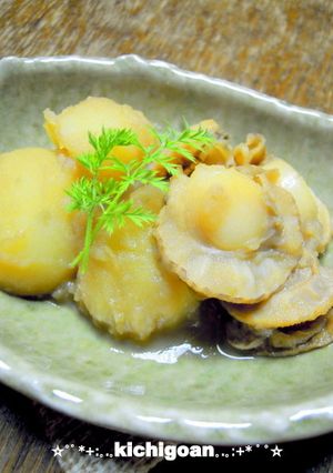 ほたてとじゃがいもの煮物-レシピのメイン写真