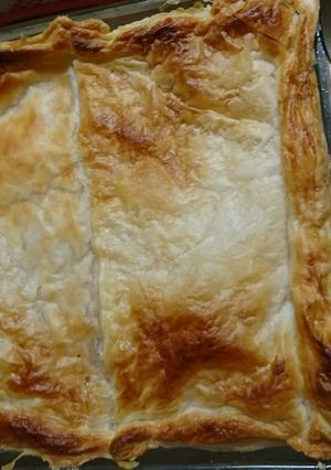 ベーコンポテトパイ　角皿で♪-レシピのメイン写真