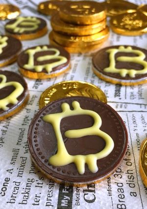 話題の？！仮想通貨★ビットコインチョコ♡-レシピのメイン写真