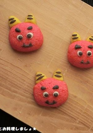 簡単★オニのデコクッキー-レシピのメイン写真