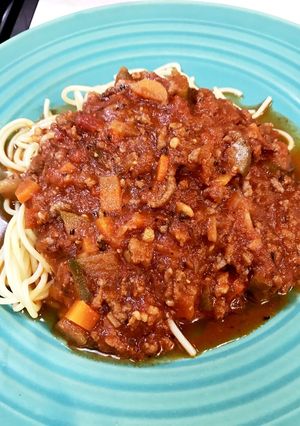 ミートスパゲティ(大家族又は大量保存用)-レシピのメイン写真