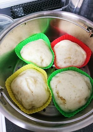 ノンオイル ノンエッグ バナナ蒸しパン-レシピのメイン写真