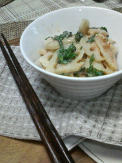 **焼きレンコンの明太マヨ和え**-レシピのメイン写真