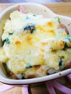 余ったお餅リメイク☆もちもちグラタン-レシピのメイン写真