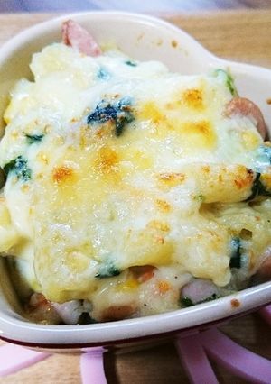 余ったお餅リメイク☆もちもちグラタン-レシピのメイン写真