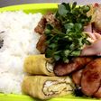 旦那弁当⑱寝坊した時の簡単仕様!