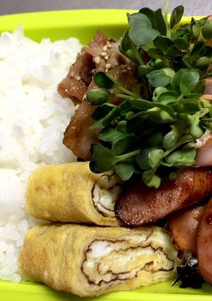 旦那弁当⑱寝坊した時の簡単仕様！-レシピのメイン写真