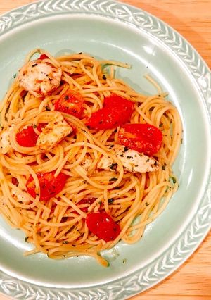 ドレッシングで簡単！絶品パスタ-レシピのメイン写真