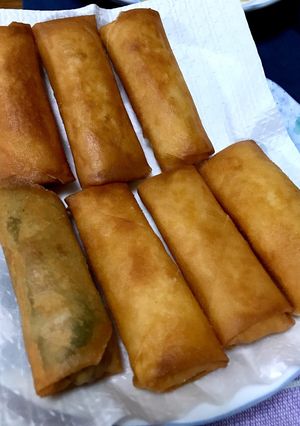 【男飯】炒飯春巻き-レシピのメイン写真