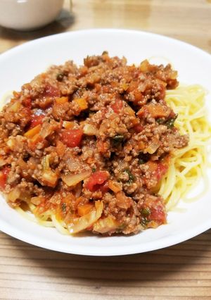野菜たっぷりミートソース-レシピのメイン写真