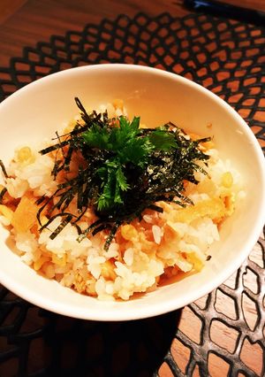味付けなし！キツネとタヌキの簡単混ぜご飯-レシピのメイン写真