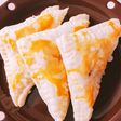 簡単☆お正月の切り餅で三角チョコパイ