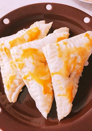 簡単☆お正月の切り餅で三角チョコパイ-レシピのメイン写真