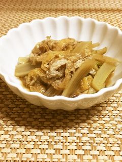 ほっこり♪うどと油揚げの煮物-レシピのメイン写真