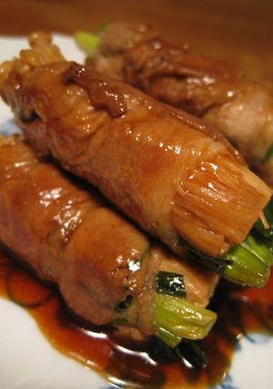 えのきとネギのテリテリ豚肉巻き♪-レシピのメイン写真