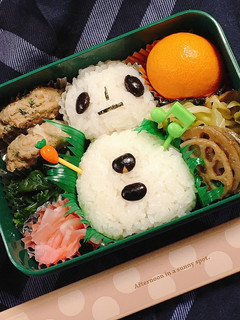 まだまだ寒いね。雪だるま弁当-レシピのメイン写真