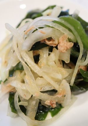 わかめと玉ねぎとツナの和え物-レシピのメイン写真