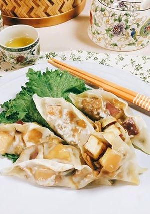 かんしょと椎茸の餃子-レシピのメイン写真