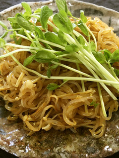 糸蒟蒻ときのこのじゃこカレー炒め-レシピのメイン写真