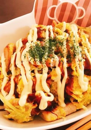 千切りキャベツ使い切り！とんぺい丼-レシピのメイン写真