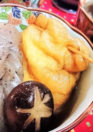 鏡もち★味しみしみ～【もち巾着の煮物】-レシピのメイン写真