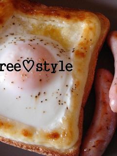 簡単!目玉焼きマヨトースト-レシピのメイン写真