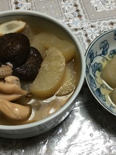 大根とゲソの煮物-レシピのメイン写真