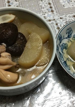 大根とゲソの煮物-レシピのメイン写真