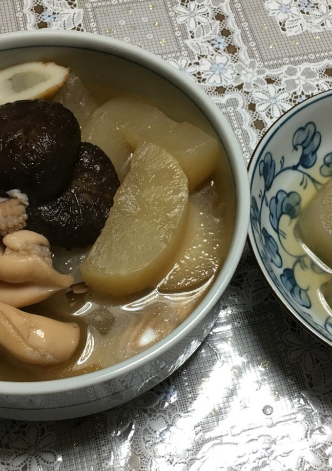大根とゲソの煮物-レシピのメイン写真