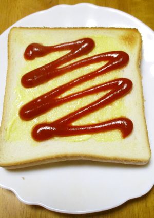 ケチャマヨトースト-レシピのメイン写真
