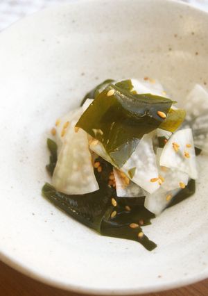 大根とワカメの酢の物♪-レシピのメイン写真