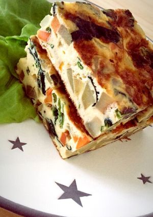 【生地なし】野菜たっぷりキッシュ-レシピのメイン写真