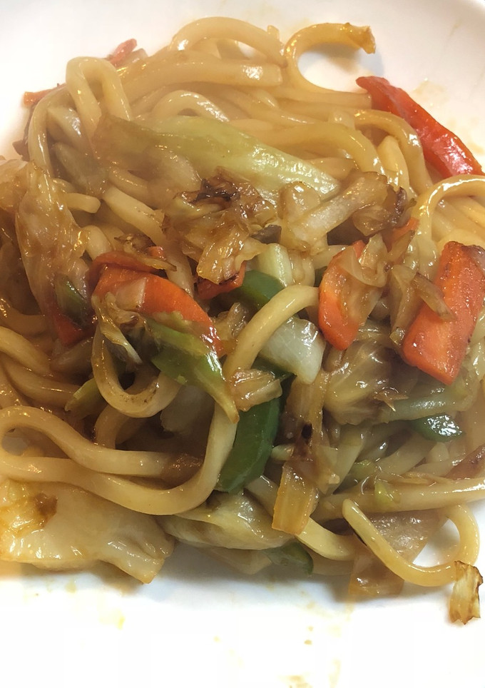 簡単バカタレの焼うどん！！-レシピのメイン写真