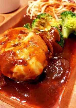 子供が大好き簡単煮込みハンバーグ♪-レシピのメイン写真
