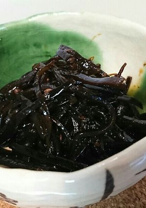 出汁に使った後の昆布で塩昆布(山椒)-レシピのメイン写真