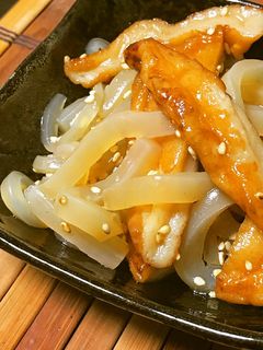 簡単!お弁当◎薩摩揚げとこんにゃくの煮物-レシピのメイン写真