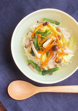 炊き込みご飯リメイク☆和風オムライス♪-レシピのメイン写真