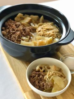 すき焼き?じゃない牛丼鍋です♪-レシピのメイン写真