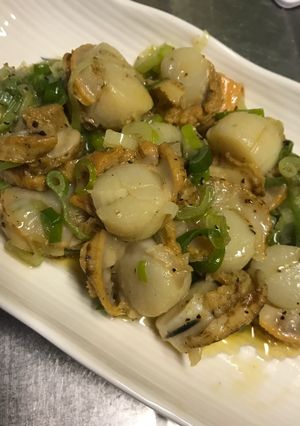 ネギ塩ホタテ-レシピのメイン写真