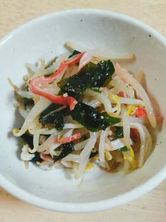 簡単!節約!もやしとカニカマのナムル-レシピのメイン写真