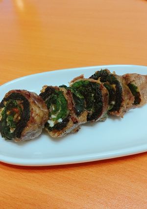 ほうれん草とカッテージチーズの肉巻き-レシピのメイン写真